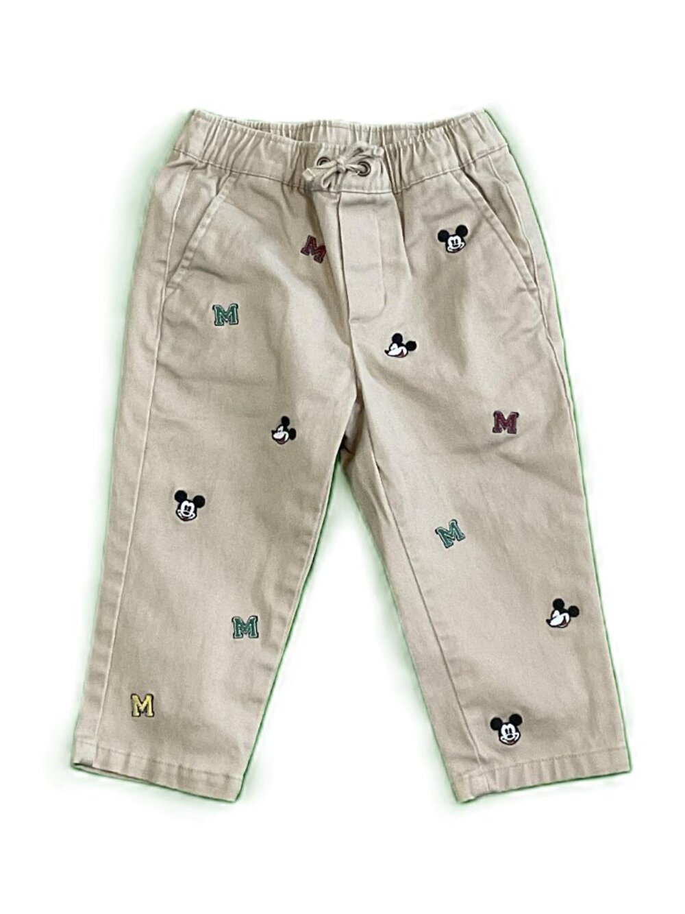 Janie and Jack Disney Mickey Mouse Khaki Pants, Size 18-24mths